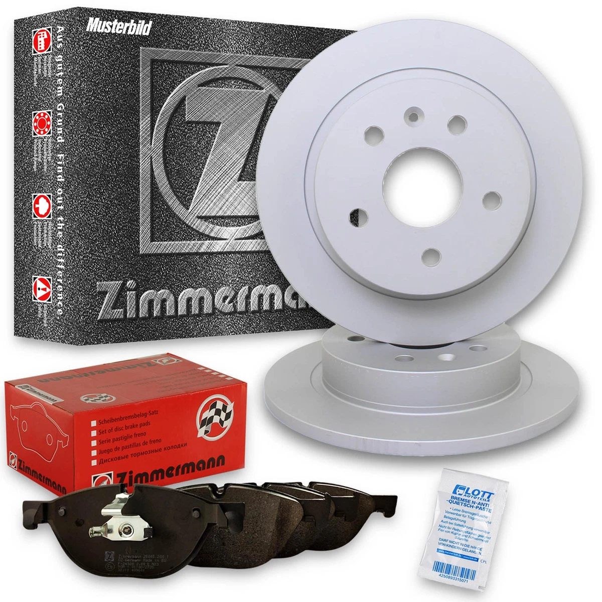 Гальмівні колодки та диски Zimmermann для CHEVROLET TRANS SPORT Гальмівні колодки та диски Zimmermann для CHEVROLET TRANS SPORT