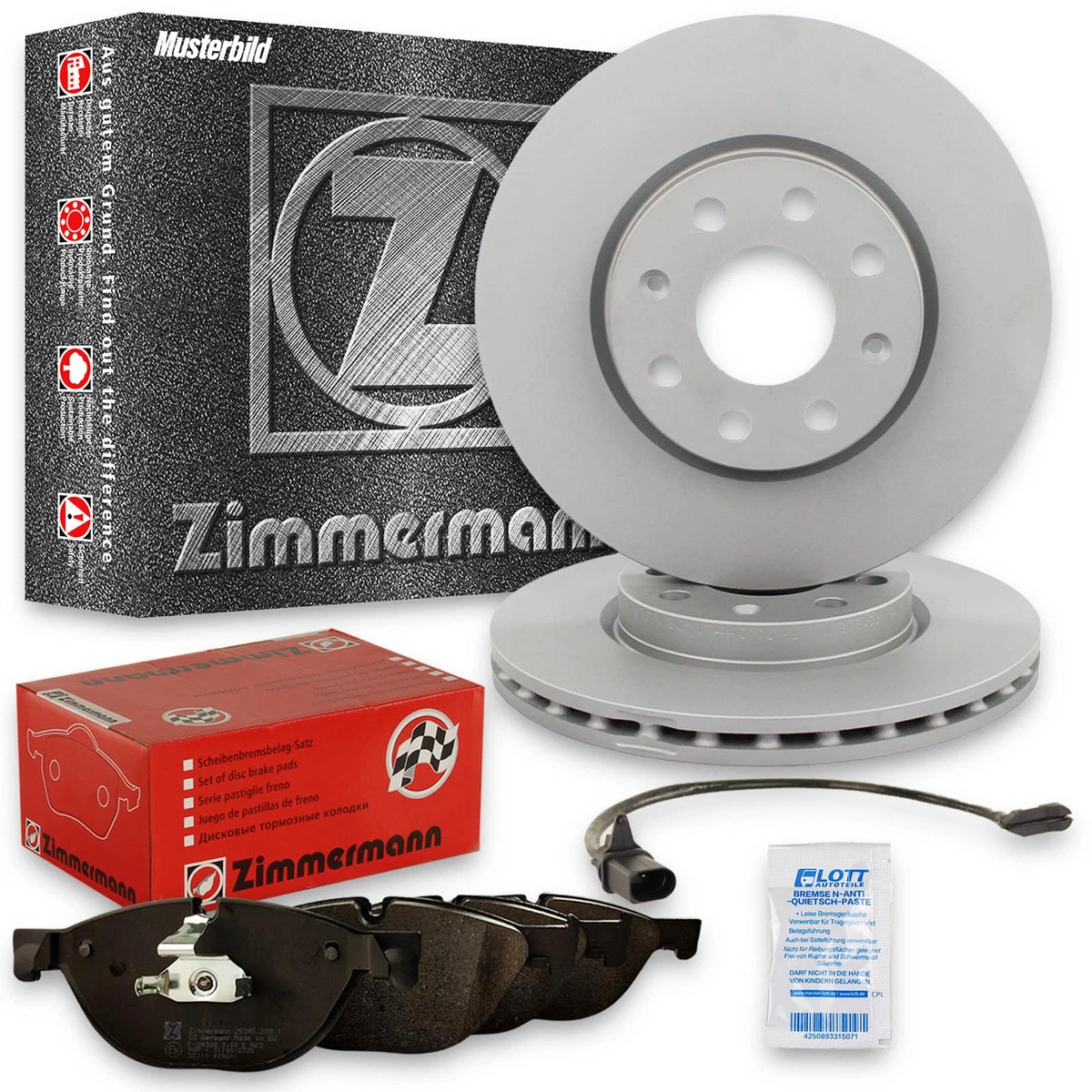 Гальмівні диски та колодки Zimmermann для MITSUBISHI COLT V (CJ_, CP_): безпека та якість Гальмівні диски та колодки Zimmermann для MITSUBISHI COLT V (CJ_, CP_): безпека та якість