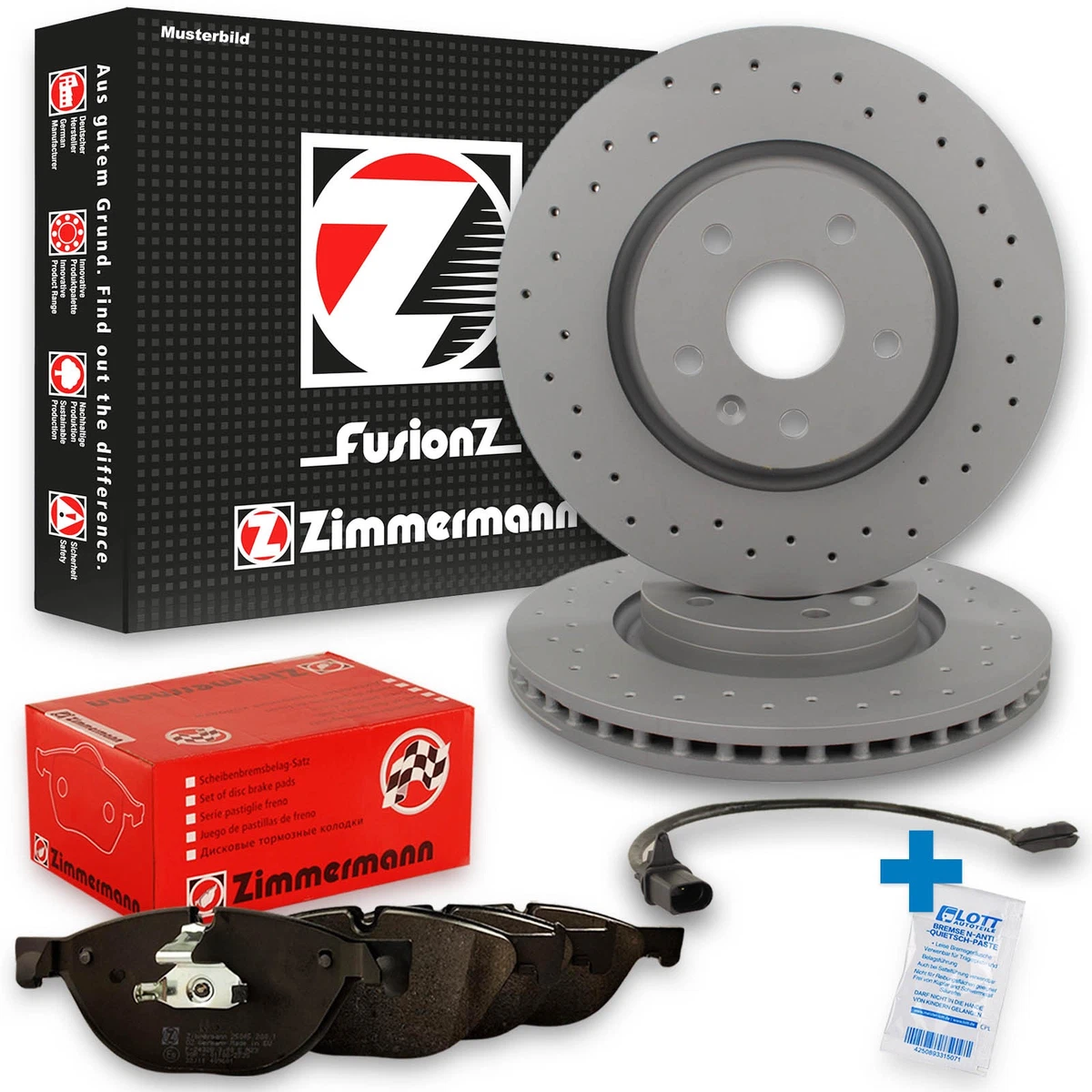 Безпечне гальмування з Zimmermann для Ford Transit Kasten Безпечне гальмування з Zimmermann для Ford Transit Kasten