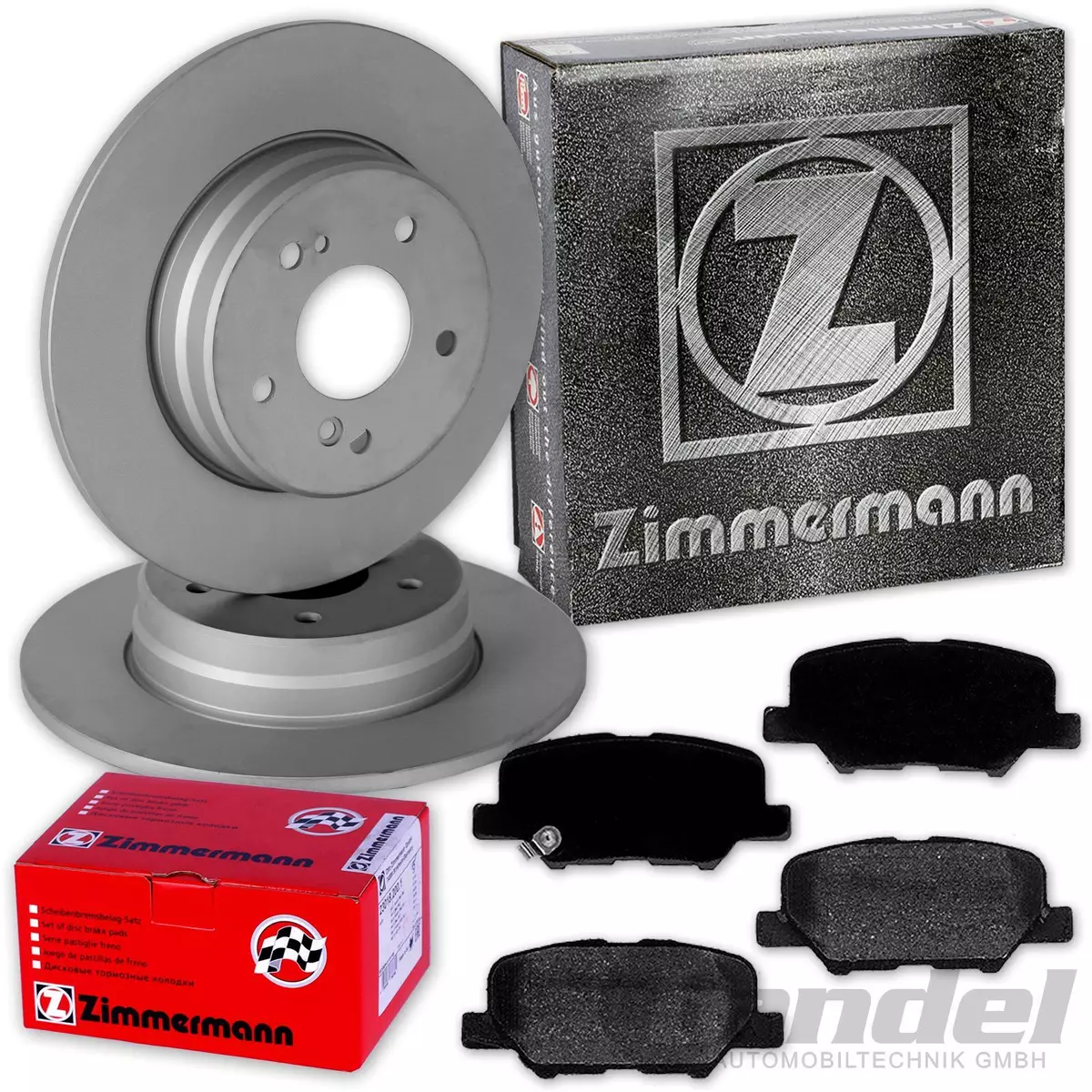 Якісні гальмівні колодки та диски Zimmermann для BMW 3 Touring (E91) Якісні гальмівні колодки та диски Zimmermann для BMW 3 Touring (E91)